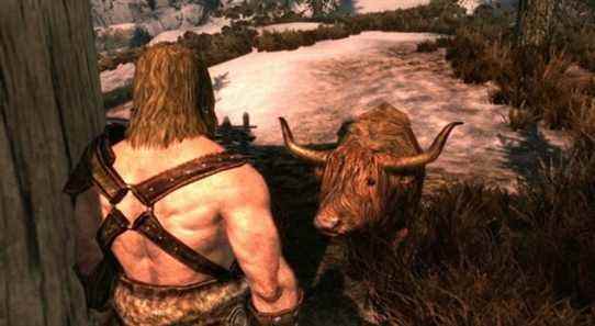 Skyrim cow encounter in Hearthfire DLC