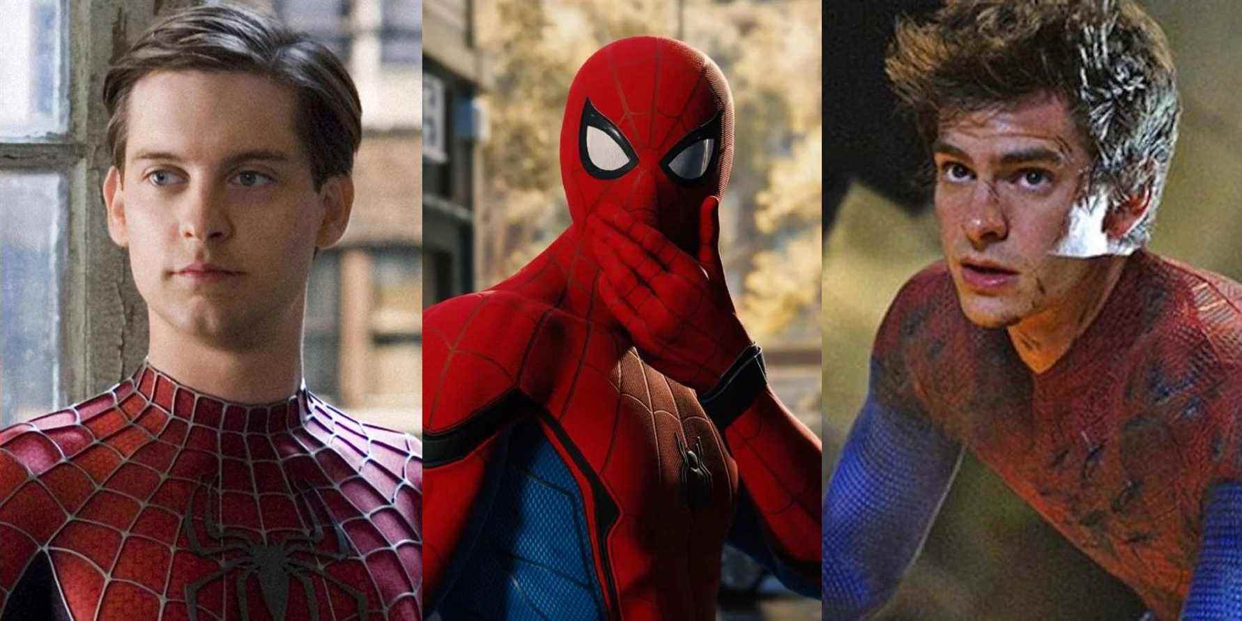 Spider-Man No Way Home Tom Holland Tobey Maguire Andrew Garfield Fake Butt