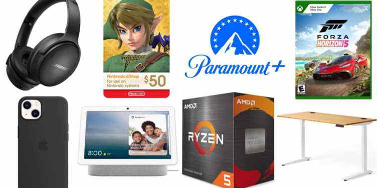 Les meilleures offres du week-end : cartes-cadeaux Nintendo eShop, Paramount Plus et plus encore