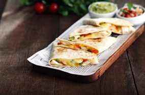 Quesadillas au poulet, guacamole et pico de gallo – courtoisie Tre Stelle