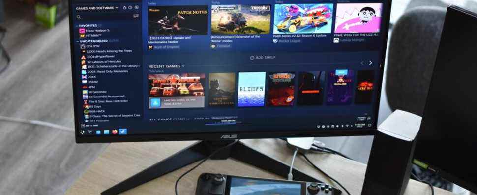 Comment est le Steam Deck en tant que PC de bureau ?