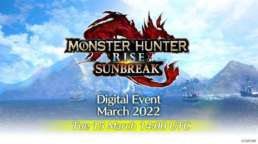 Monster Hunter Rise: Sunbreak Digital Event prévu pour le 15 mars
