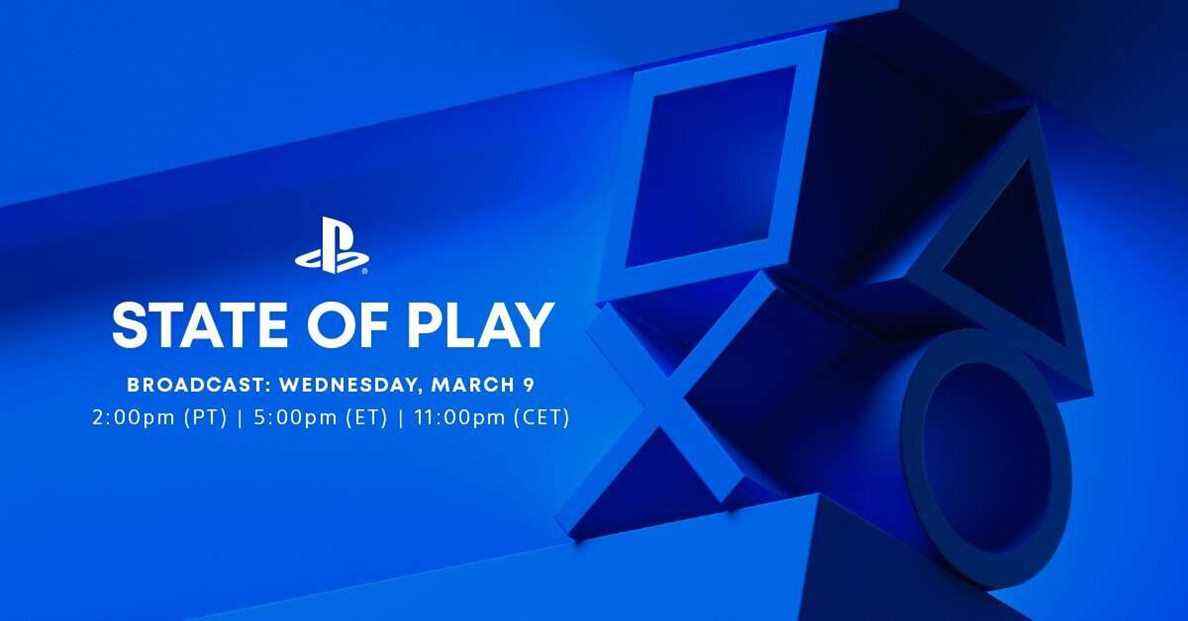 PlayStation State Of Play le 9 mars : heure de début et comment regarder
