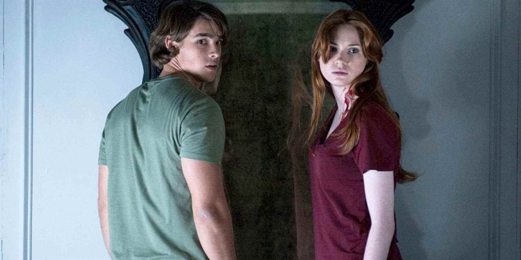 Tim (Brenton Thwaites) et Kaylie (Karne Gillan) Russell dans Oculus