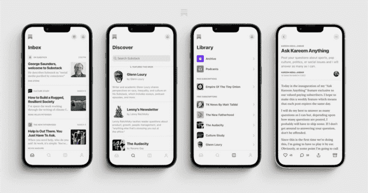 Substack lance une application iOS pour lire les newsletters