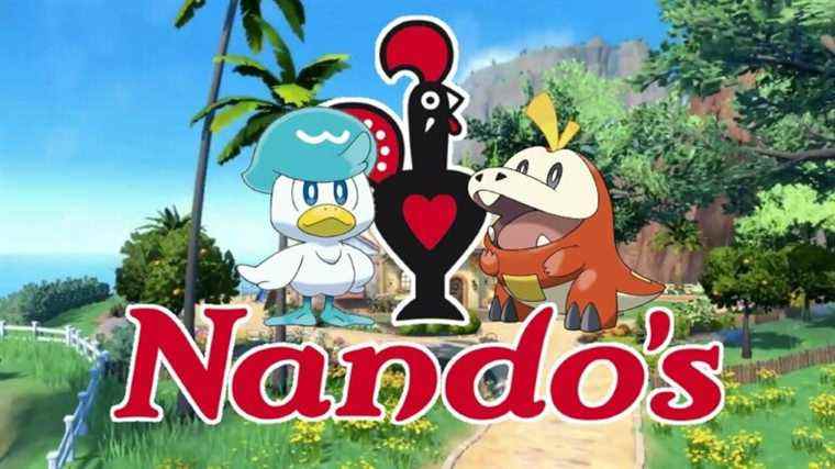  Aléatoire : A Cheeky Nando's a-t-il inspiré les nouveaux jeux Pokémon ?  Probablement pas
