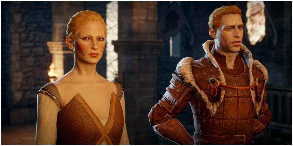 Alistair et Anora dans Inquisition.