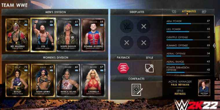 wwe 2k22 myfaction mode