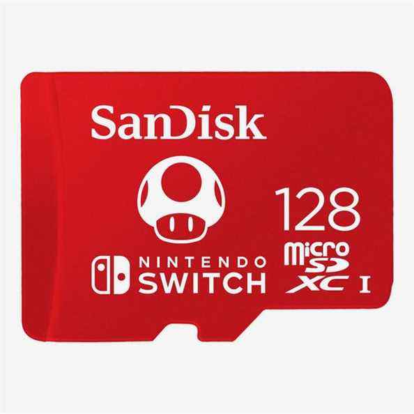 Carte microSDXC SanDisk Nintendo Switch 128 Go