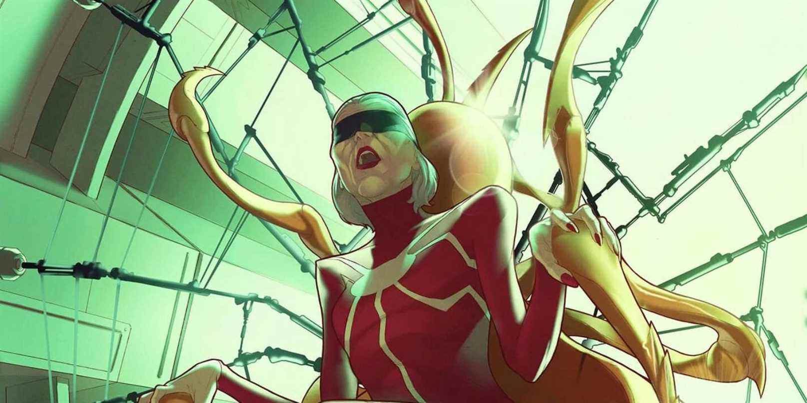 Cassandra Webb comme Madame Web dans les bandes dessinées Marvel