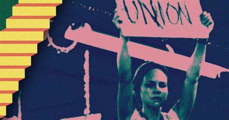 Dans Norma Rae, c'est la solidarité des travailleurs d'abord, l'ambition ensuite
