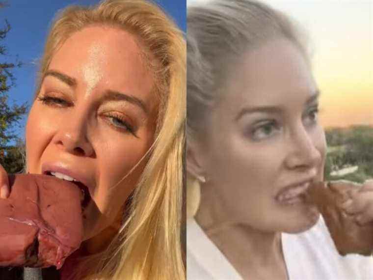 OÙ EST LE BOEUF?  Heidi Montag révèle pourquoi elle mange des organes d’animaux crus