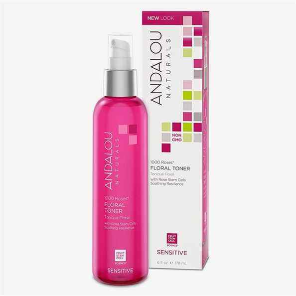 Andalou Naturals, Toner Floral, 1000 Roses, Sensible 0,1 kg