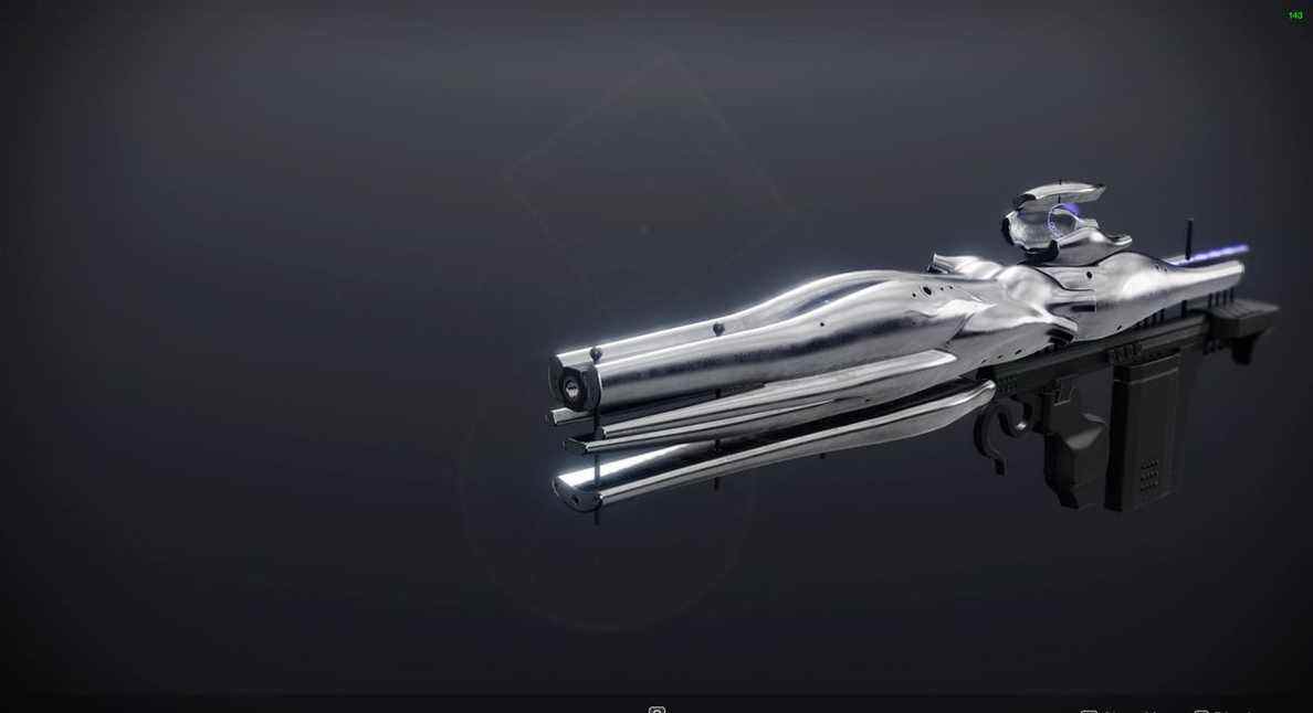 Destiny 2 : The Witch Queen Vow of the Disciple Collective Obligation, un fusil à impulsions à cadre adaptatif exotique de 390 tr/min qui inflige des dégâts du Vide, utilise des munitions principales et possède deux avantages exotiques : Umbral Sustenance Void Leech. 