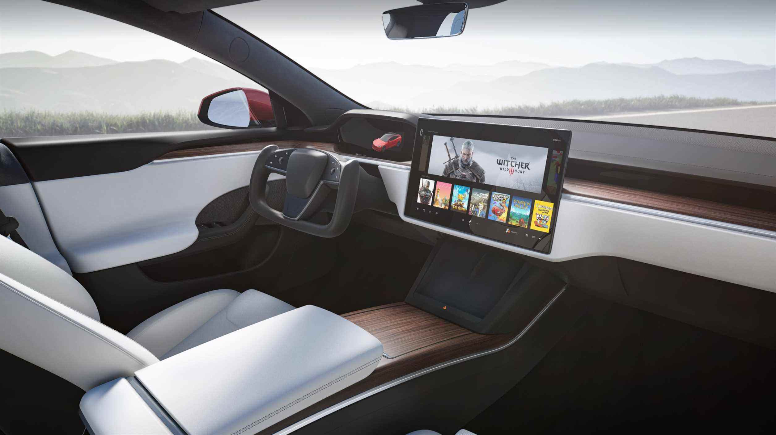 tesla model s plaid : intérieur