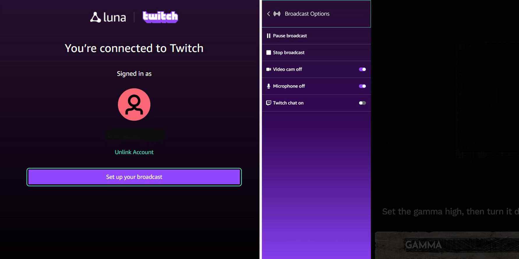 amazon luna twitch how to broadcast featured image