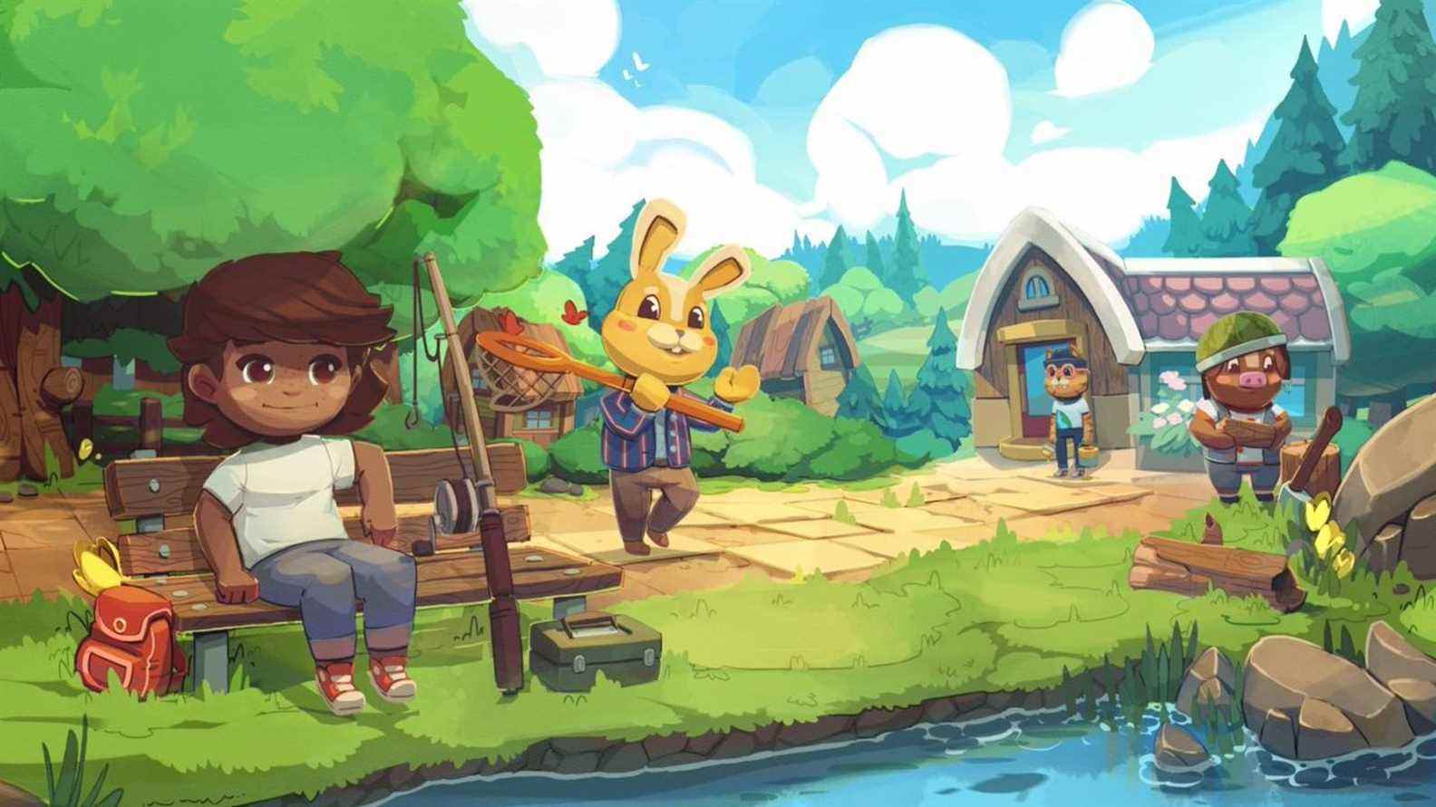 Animal Crossing 'em up Hokko Life a commencé plus comme Transport Tycoon

