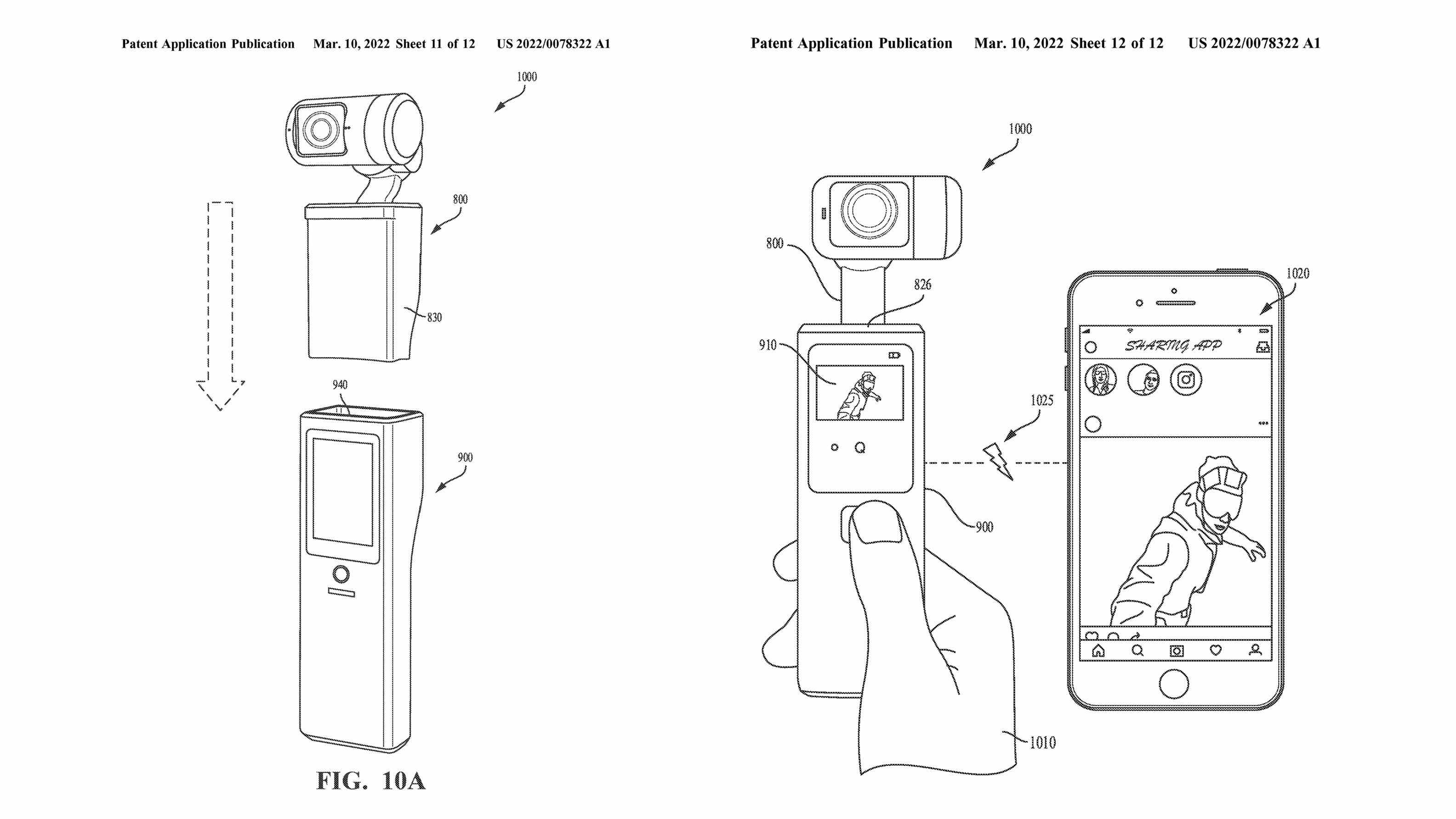 Dessins de brevets GoPro