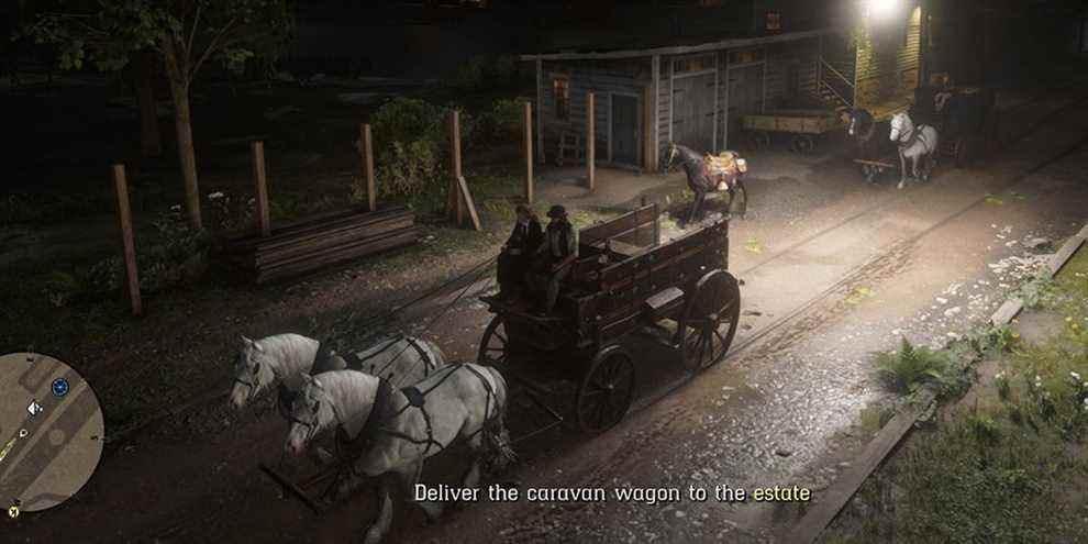 Red-Dead-Online-Cheval-et-Wagon