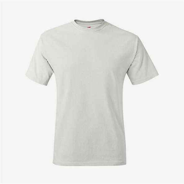 Hanes T-shirt sans étiquette 100 % coton pour homme