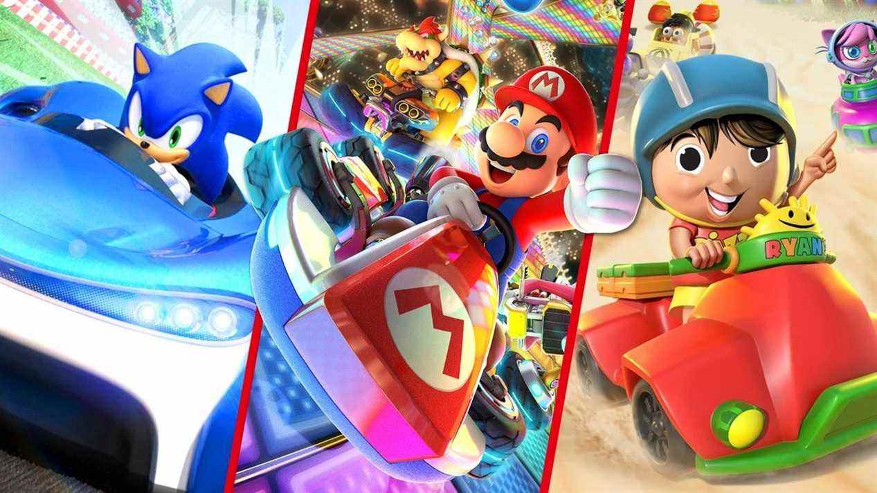 Meilleurs coureurs de kart Nintendo Switch - Chaque jeu de course de kart classé
