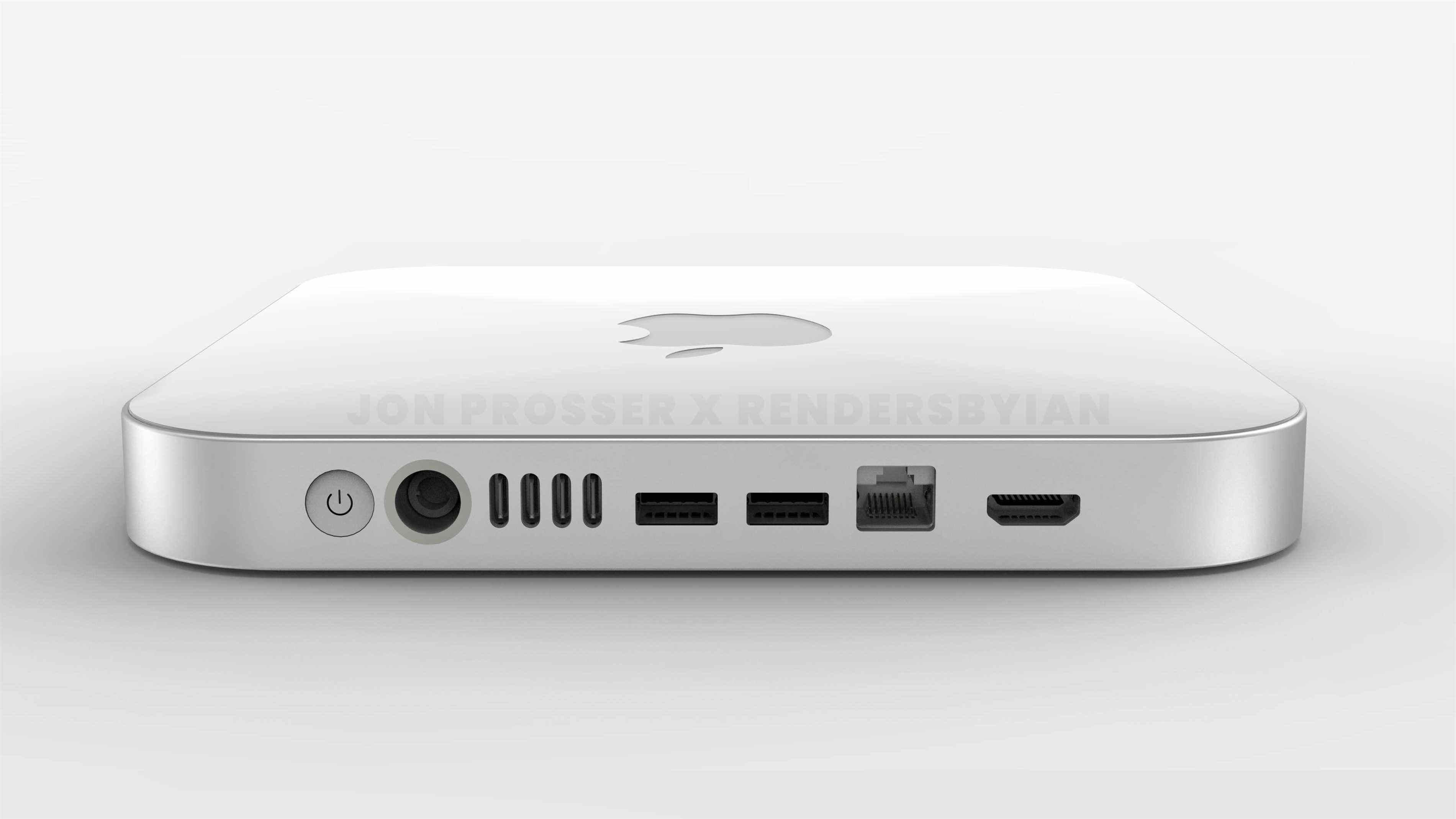 Maquette de rendu Mac Mini 2022