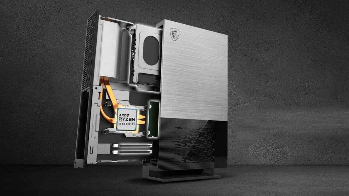 Le MSI MAG Trident S 5M essaie quelque chose de différent dans l'espace de jeu sur PC
