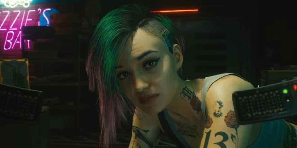 Cyberpunk 2077 V parle à Judy Alvarez dans le fauteuil