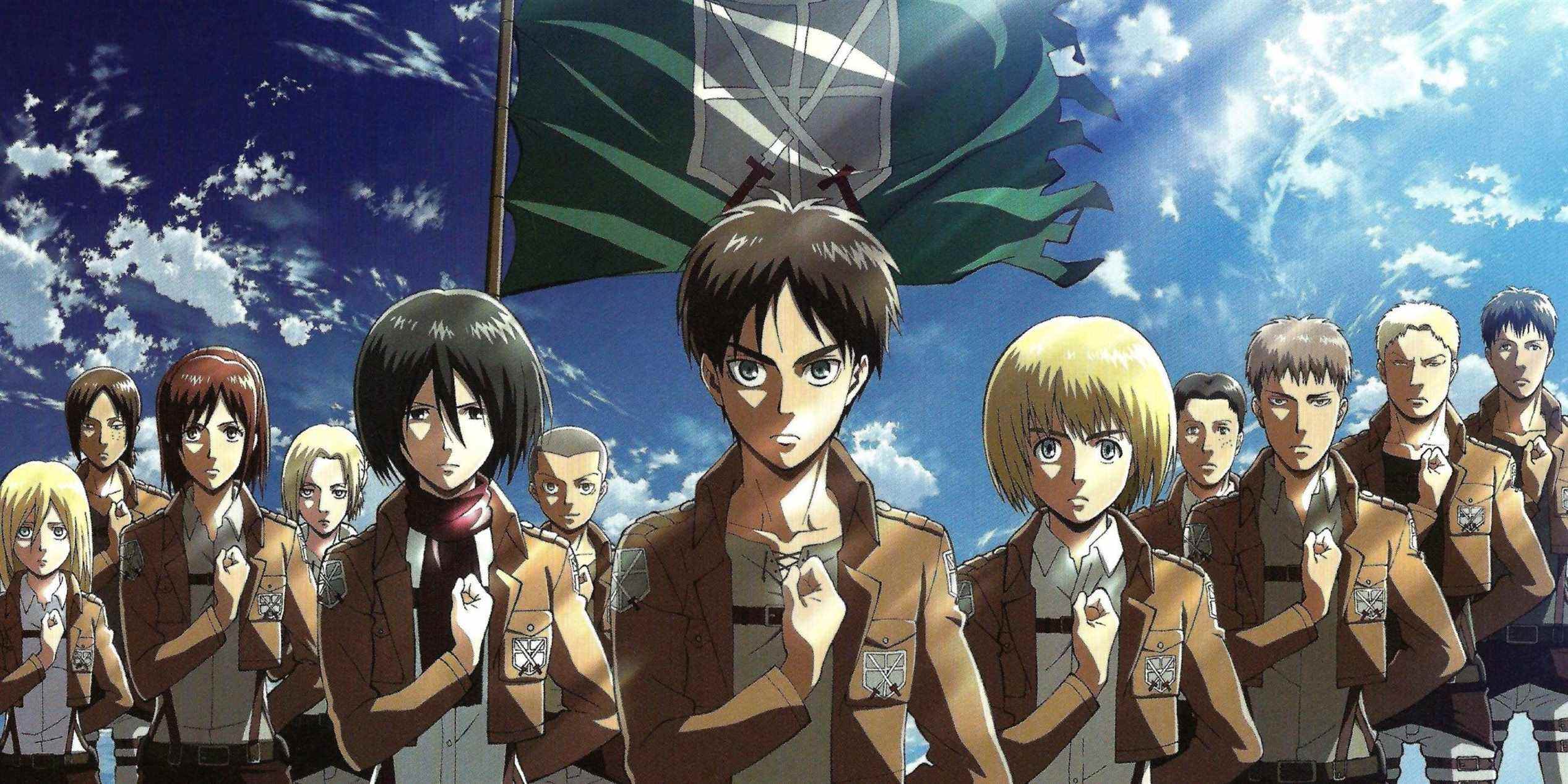 Le Survey Corps dans Attack on Titan