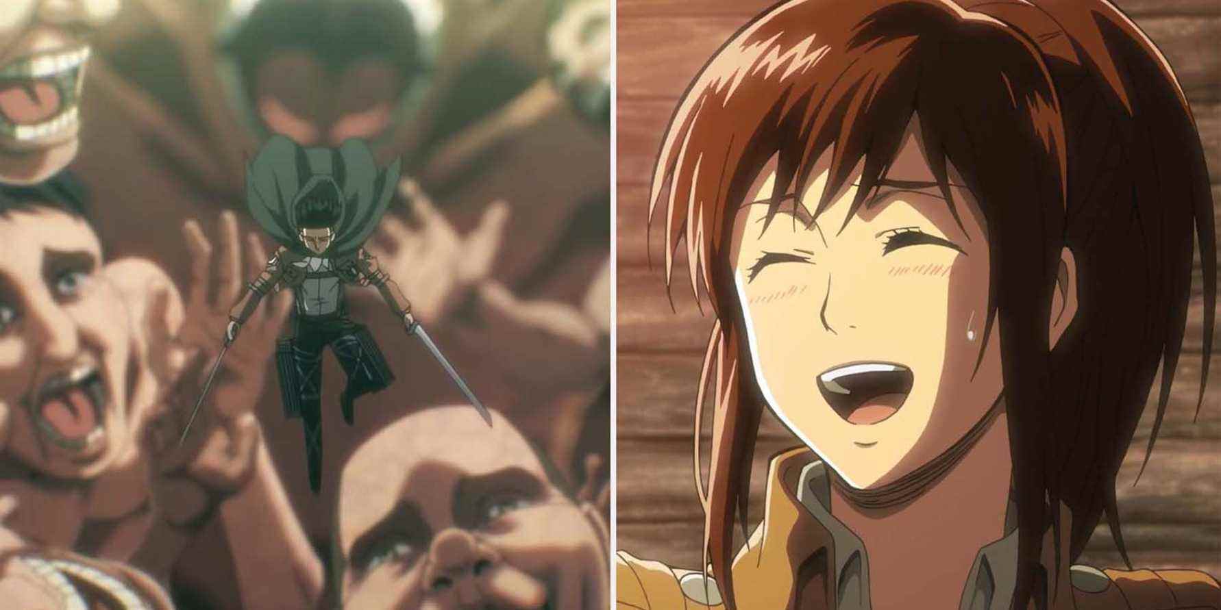 Attack on Titan, Levi and Sasha