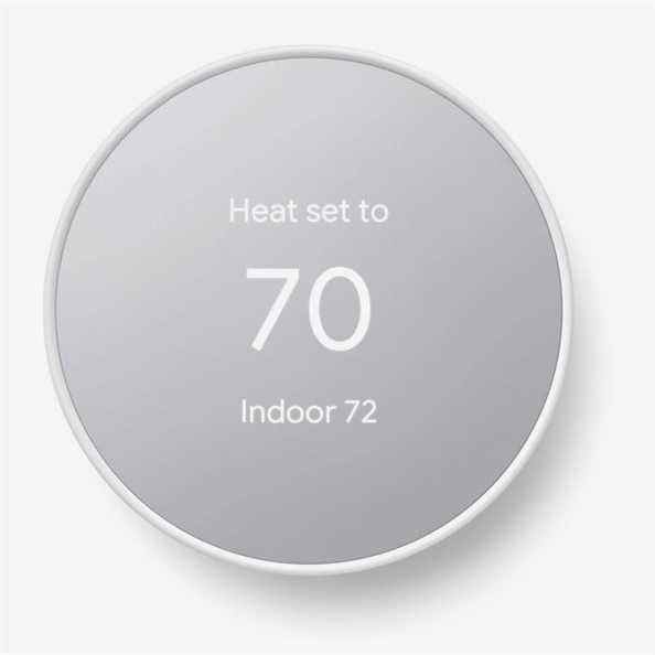 Google Nest Smart Thermostat (remis à neuf certifié Geek Squad)