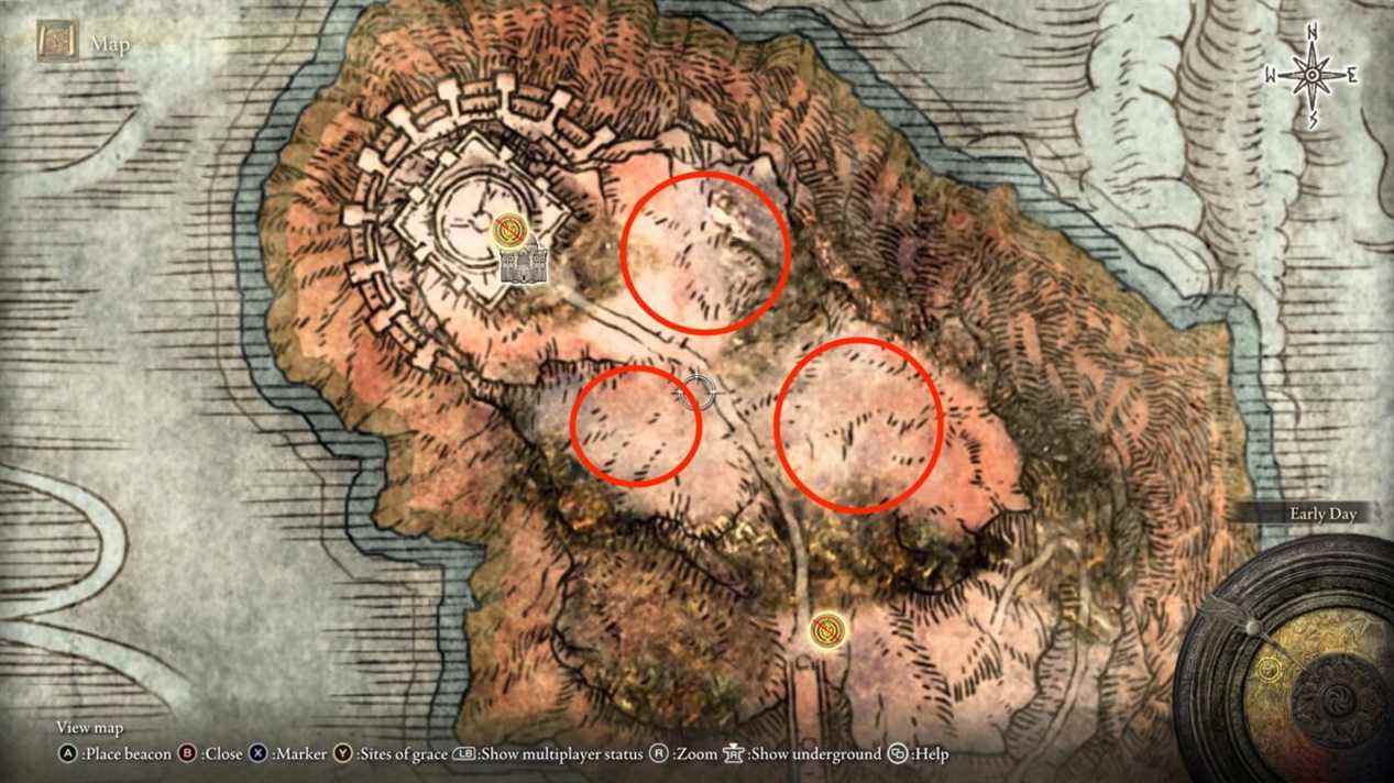 Vous trouverez environ deux douzaines de ces ennemis répartis dans les différentes zones indiquées ci-dessus.