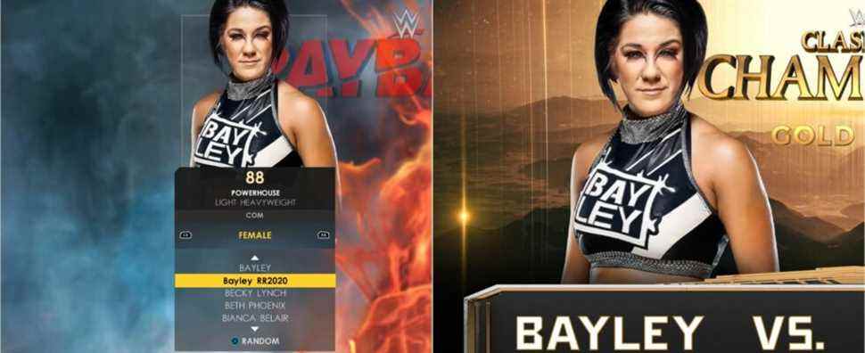 WWE 2K22 Custom Render Featured Split Image