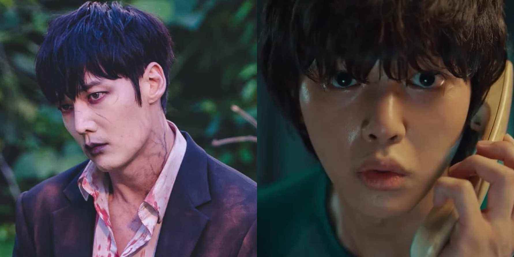 Korean horror shows feature split image Zombie Detective and Sweet Home