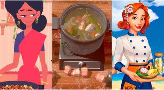 X new and upcoming cooking sims feature image venba soup pot and claires