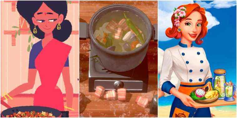 X new and upcoming cooking sims feature image venba soup pot and claires