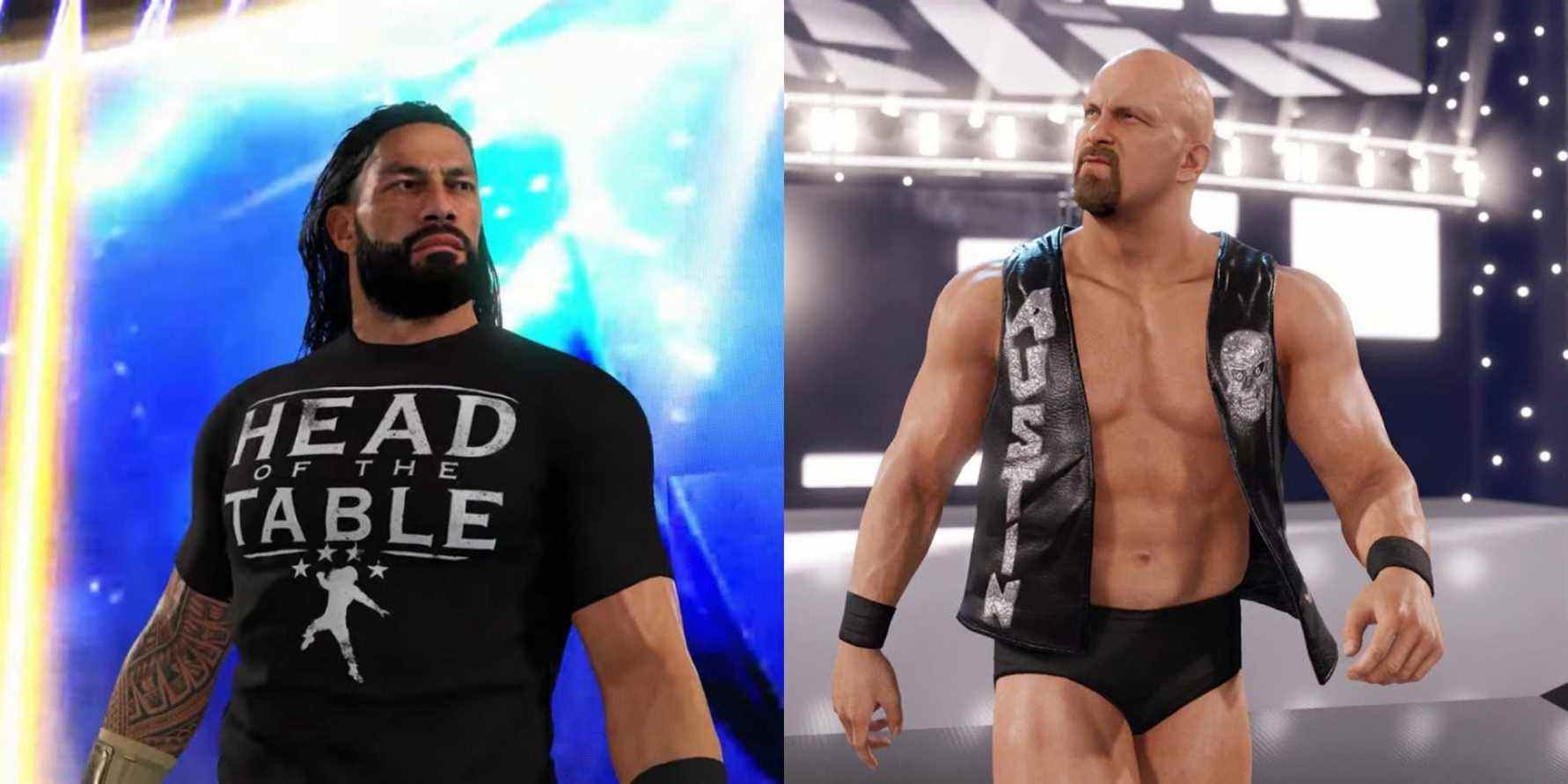 WWE 2K22 Dream Matches Roman Reigns vs Stone Cold