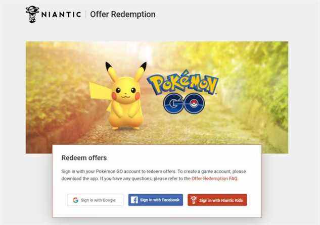 Utiliser les codes promotionnels Pokémon Go