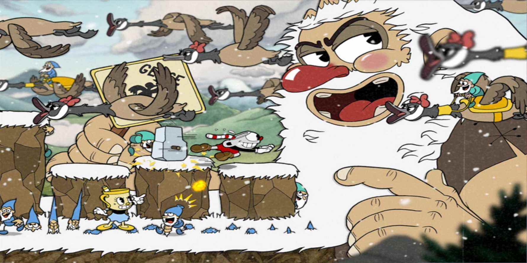 patron géant cuphead dlc