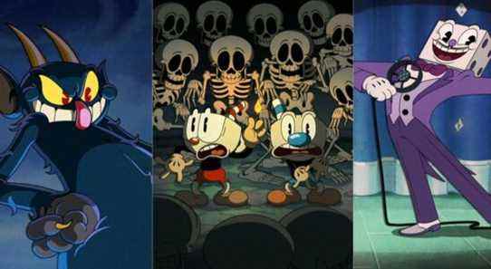 title split image Cuphead Show The Devil Ain't No Ghosts Mr. Dice