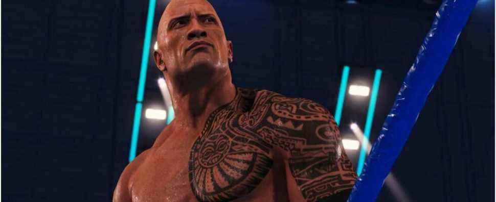 WWE-2K22 The Rock entrance