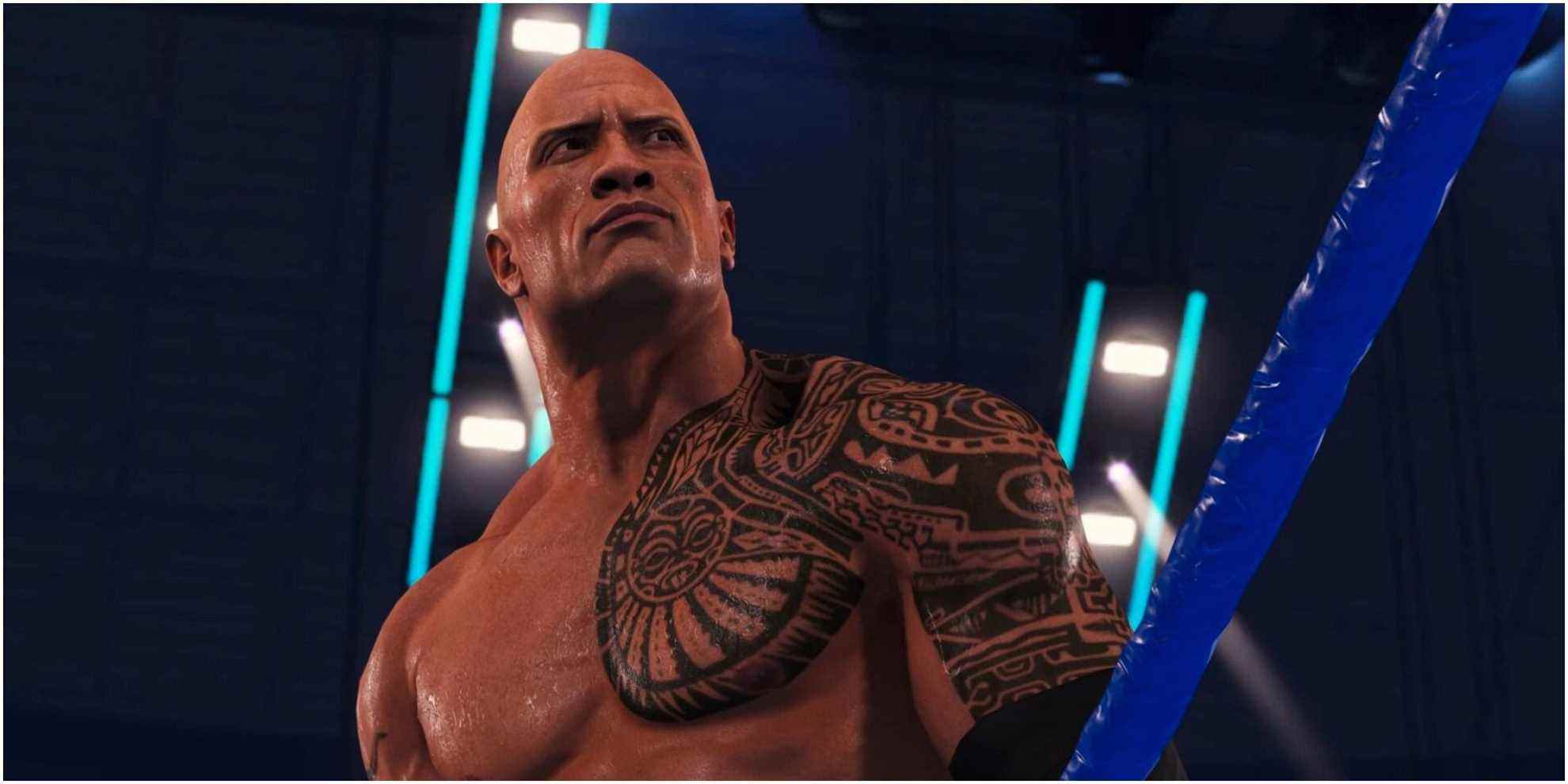 WWE-2K22 The Rock entrance