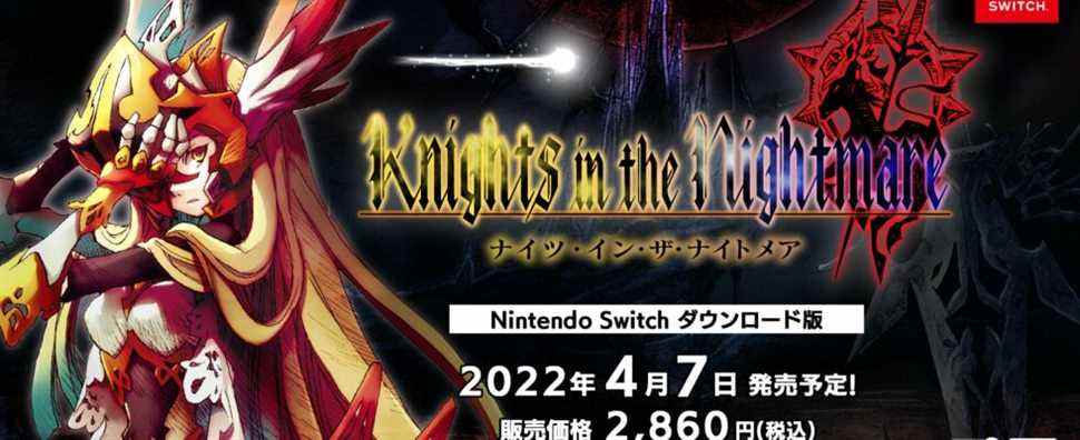 Knights in the Nightmare Remaster obtient une nouvelle date de sortie le 7 avril au Japon