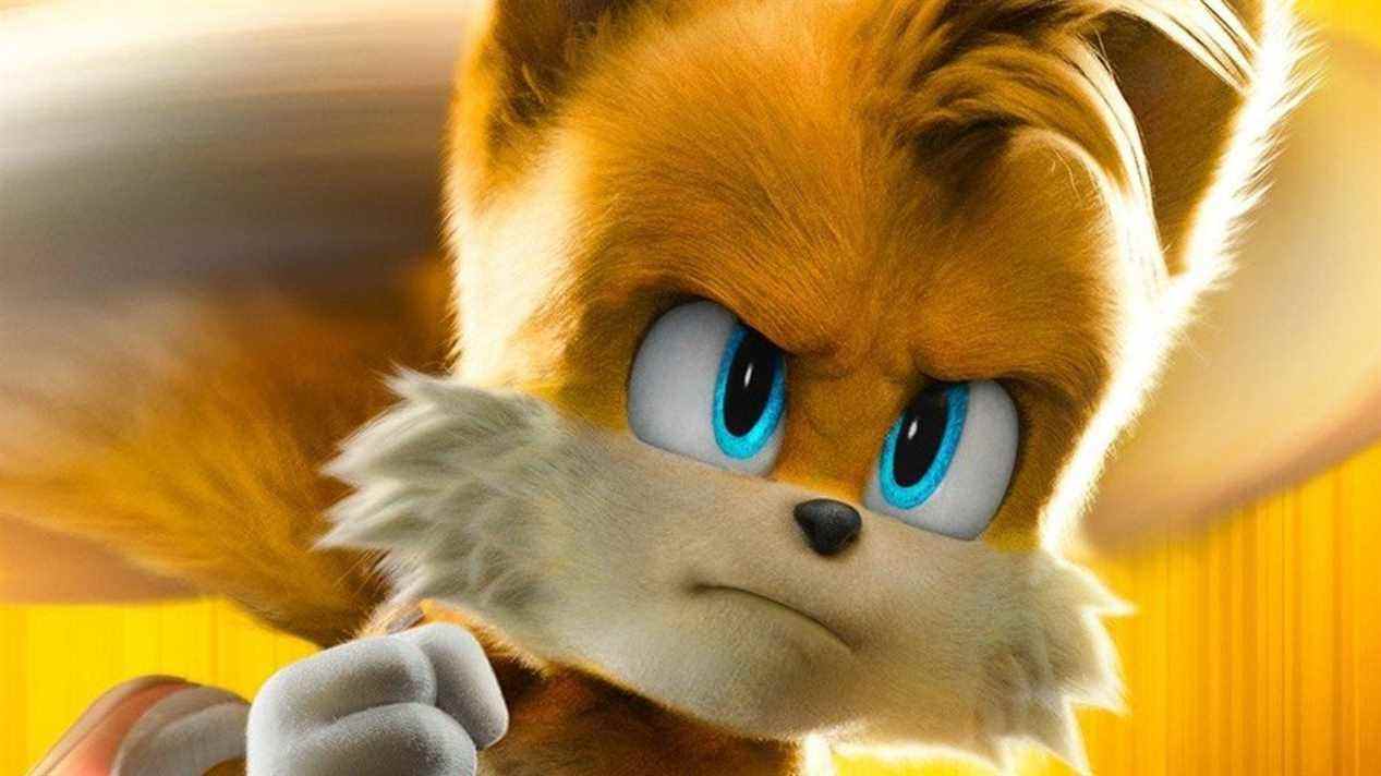 Aléatoire: Tails obtient son visage de jeu sur l'affiche du film américain de Sonic 2
