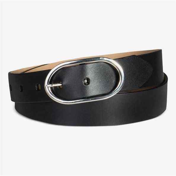 Calvin Klein Oval Center Bar Buckle Ceinture pour femme