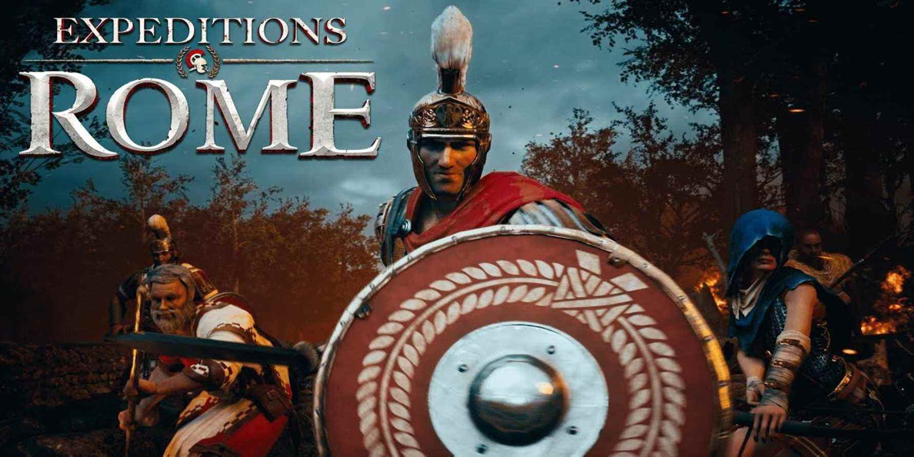 Expeditions: Rome character with shield