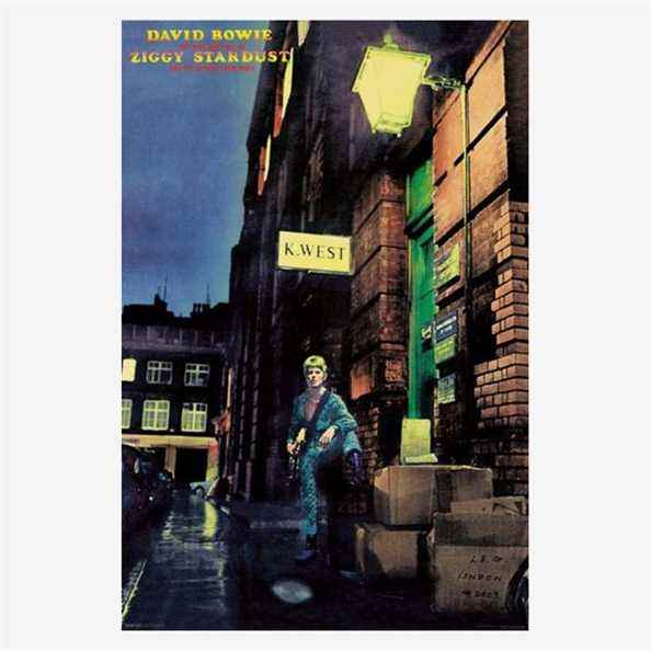 Ziggy Stardust David Bowie Poster