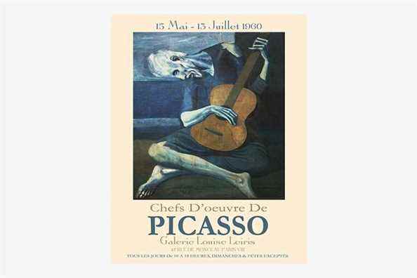 Affiche de l'exposition Picasso