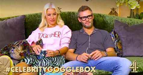 denise van outen et eddie boxshall des célébrités gogglebox