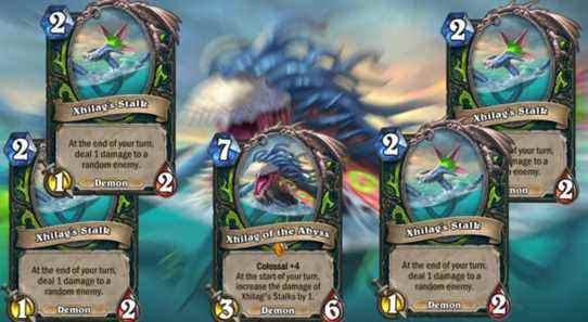 La prochaine extension de Hearthstone a des créatures si grandes qu'elles se répartissent sur plusieurs cartes